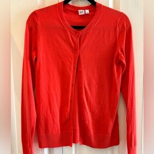 GAP Vibrant Orange Women's Cardigan